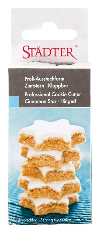 STÄDTER Ausstecher Profi Zimtstern ø 4 cm Edelstahl 