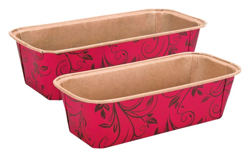 STÄDTER Papier Backform Kastenform Mini rot 