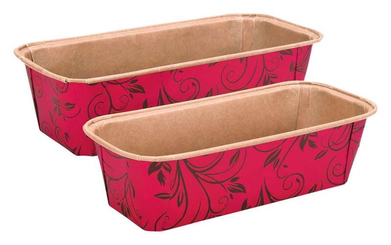 STÄDTER Papier Backform Kastenform Maxi rot 