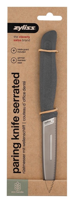 ZYLISS Rüstmesser mit Wellenschliff schwarz 