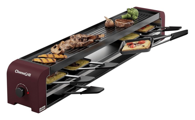 STÖCKLI Raclettegrill CheeseGrill 6 merlot red 