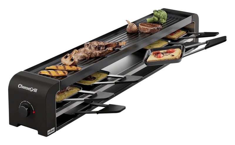 STÖCKLI Raclettegrill CheeseGrill 6 black 