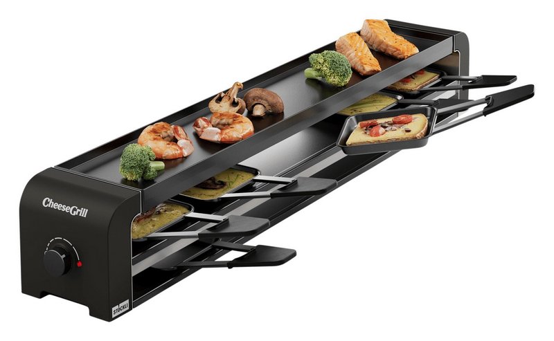 STÖCKLI Raclettegrill CheeseGrill 6 black 