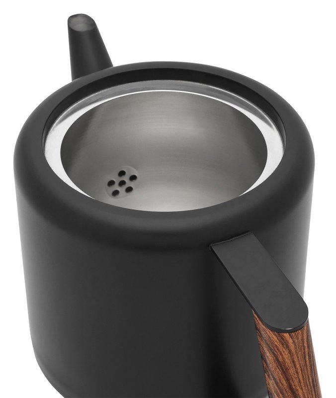 BREDEMEIJER Teekanne Duet Design Boston schwarz matt 