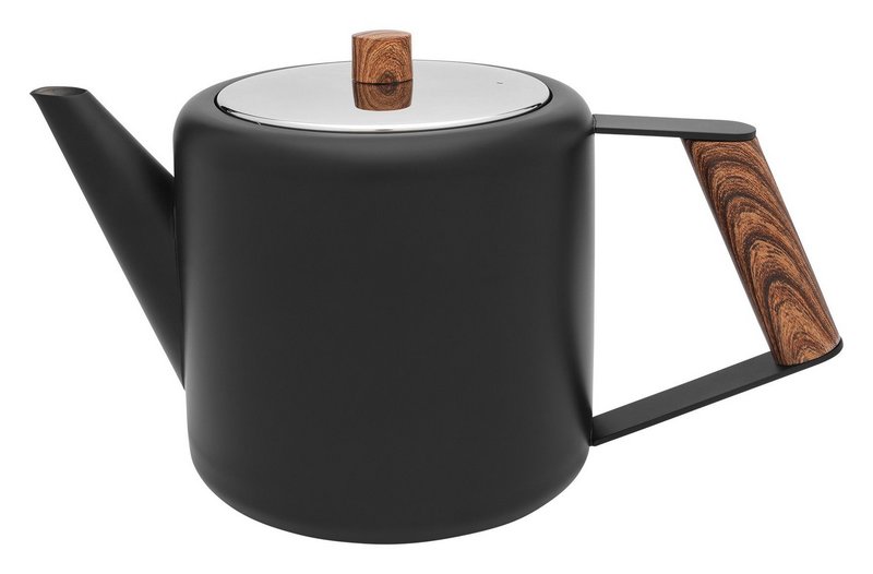 BREDEMEIJER Teekanne Duet Design Boston schwarz matt 