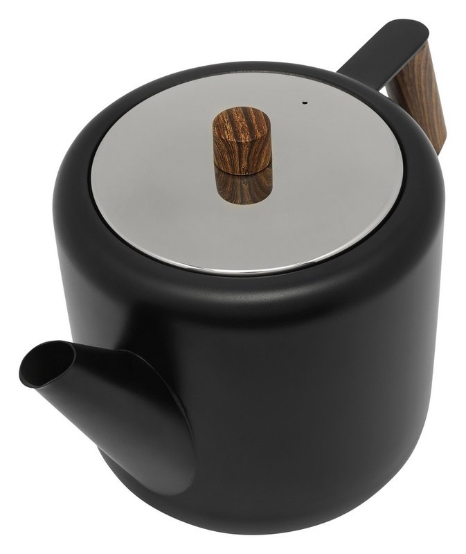 BREDEMEIJER Teekanne Duet Design Boston schwarz matt 