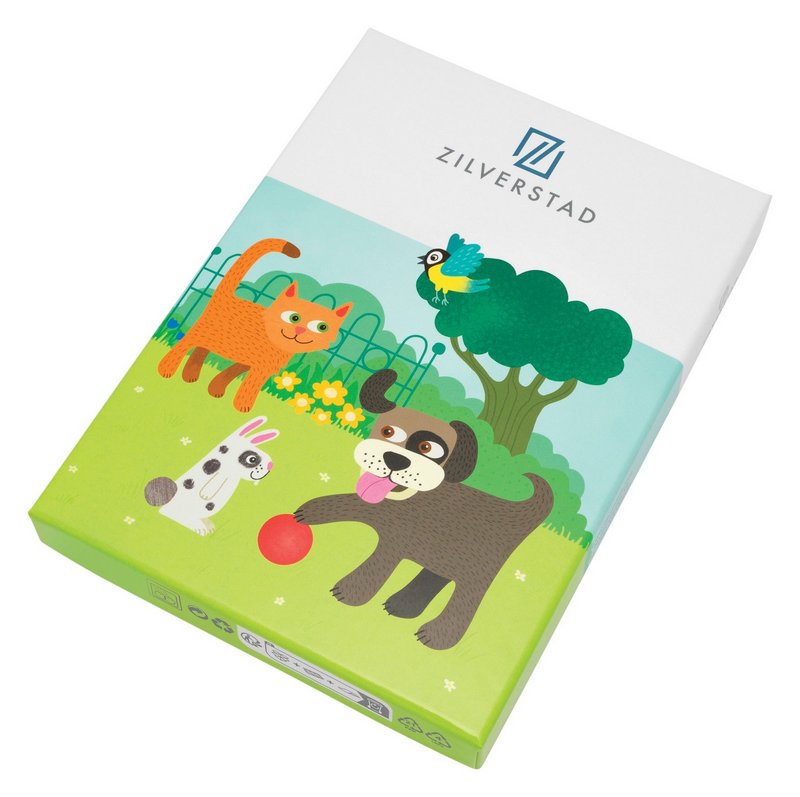 ZILVERSTAD Kinderbesteck Haustiere 