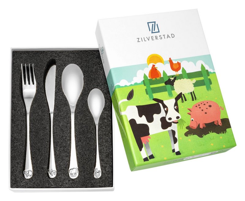 ZILVERSTAD Kinderbesteck Bauernhoftiere 