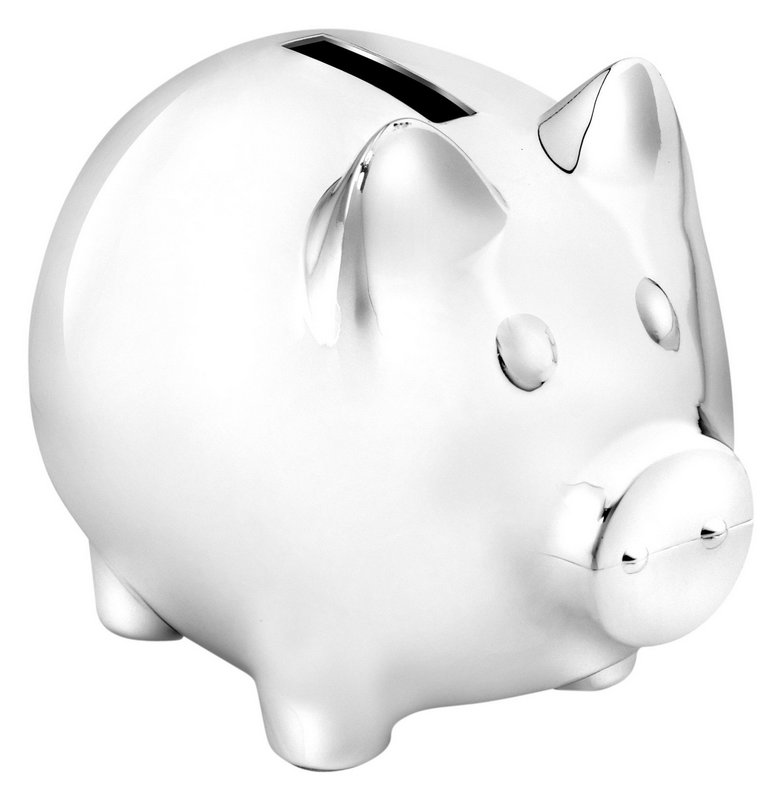 ZILVERSTAD Spardose Schwein 