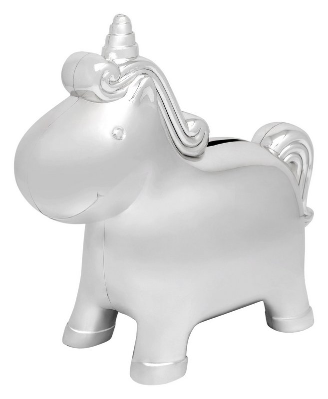 ZILVERSTAD Spardose Einhorn 