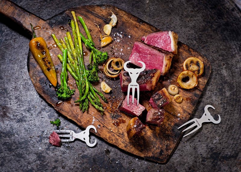STEAK CHAMP Mini Bull-Fork 