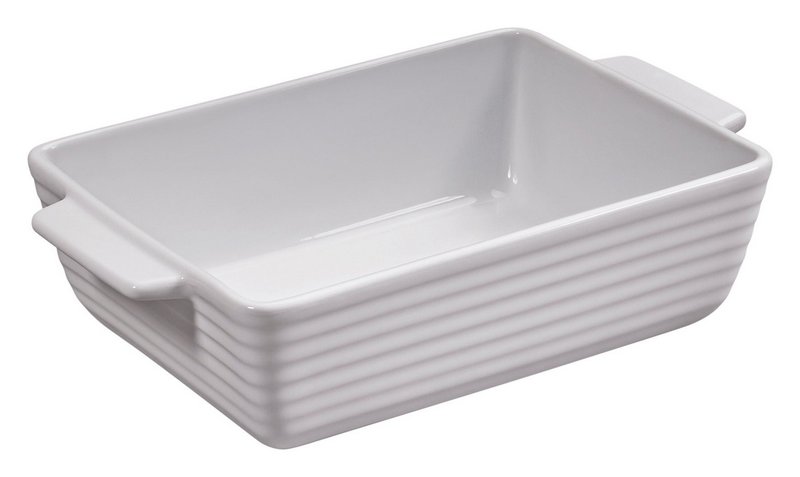KÜCHENPROFI Gratinform Burgund rechteckig 17 cm weiss 