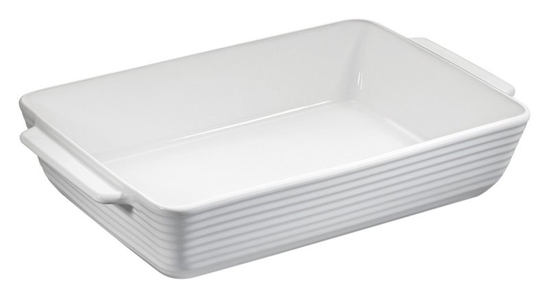 KÜCHENPROFI Gratinform Burgund rechteckig 40 cm weiss 