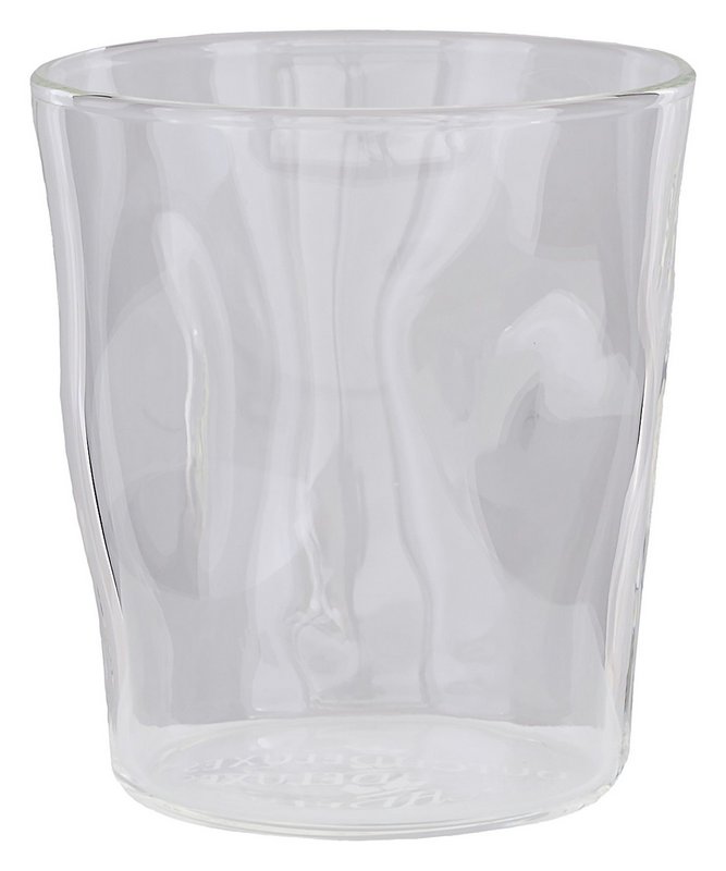 DUTCHDELUXES Becher verbeult Glas transparent 130 ml 