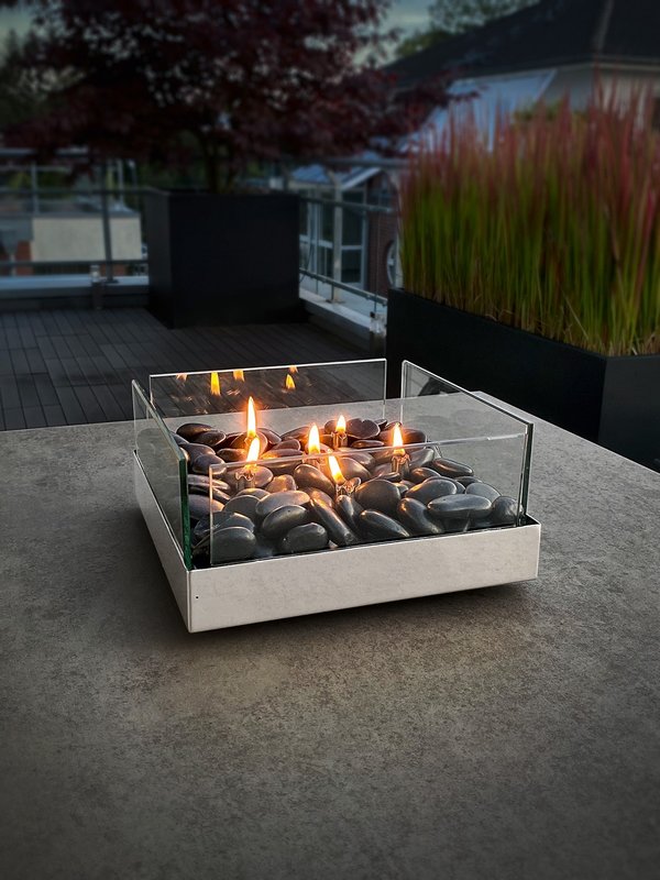 PHILIPPI Tischkamin Fireplace 23x23x10 cm 