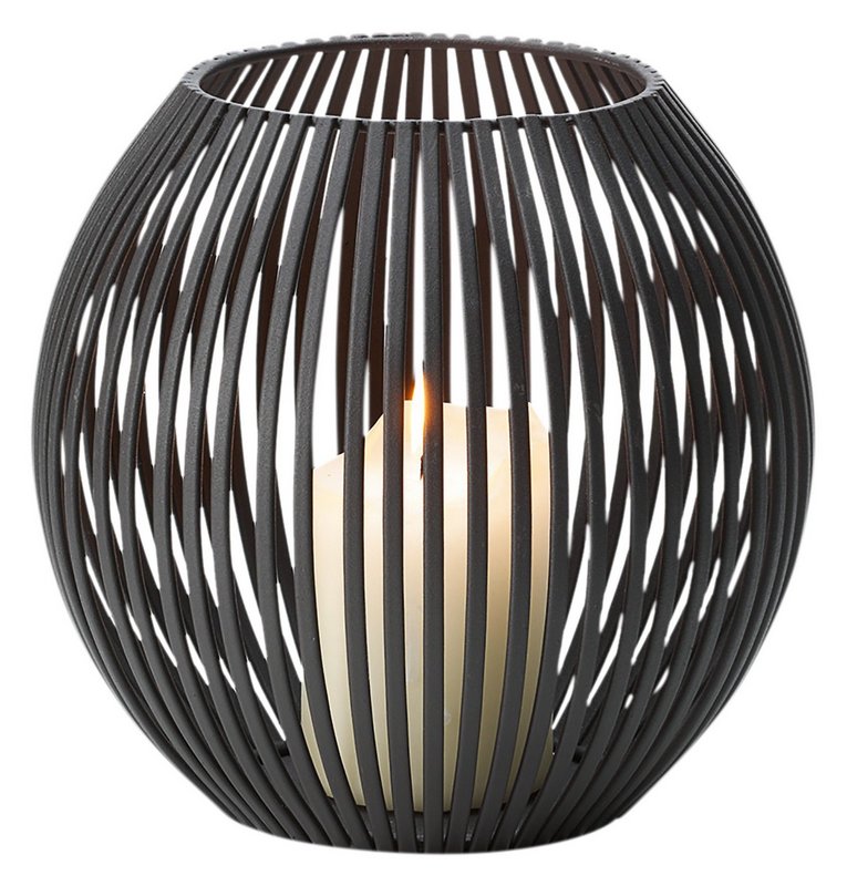 PHILIPPI Windlicht Louisiana S schwarz 
