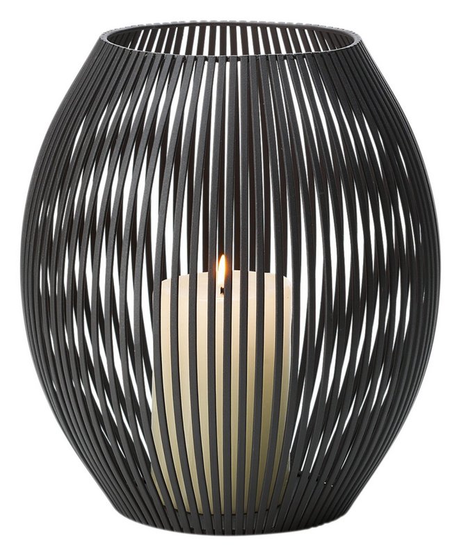 PHILIPPI Windlicht Louisiana L schwarz 