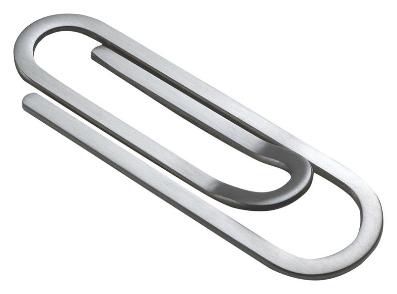 PHILIPPI Geldscheinklammer Yap Inox matt 6x2 cm 