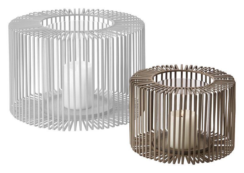 PHILIPPI Windlicht Oslo S taupe 