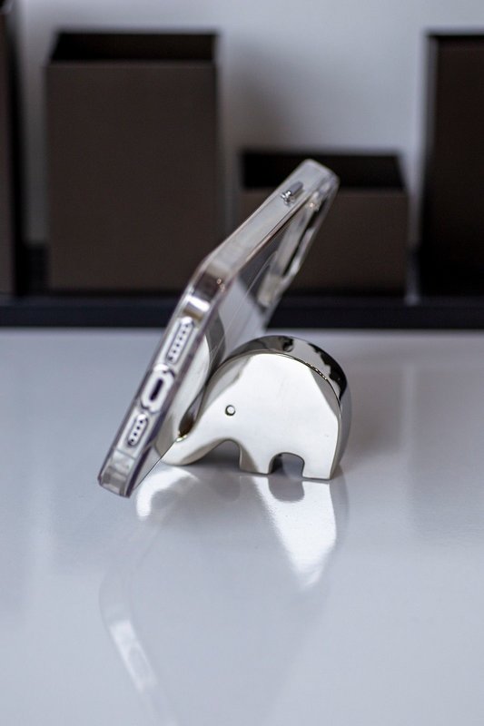 PHILIPPI Handyhalter Tambo Elefant 7x4x2 cm silber 