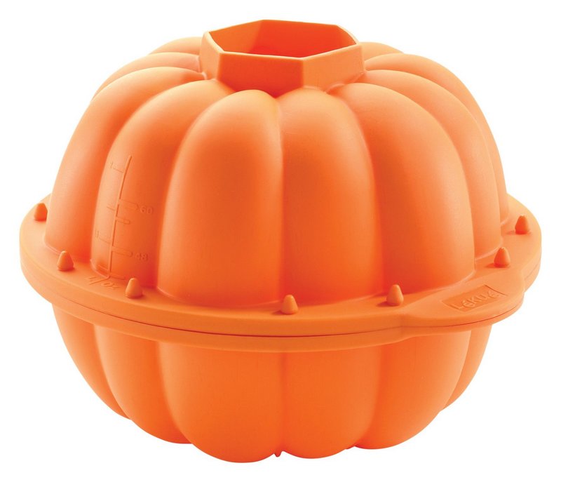 Backform 3D Kürbis Silikon 17 cm orange 