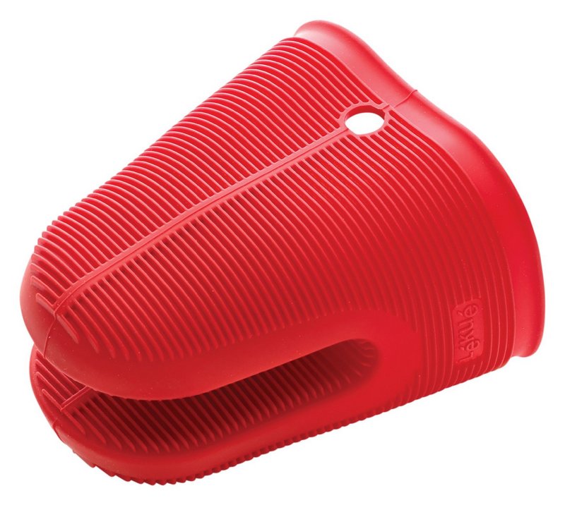 Griff Ofenhandschuh Silikon rot 