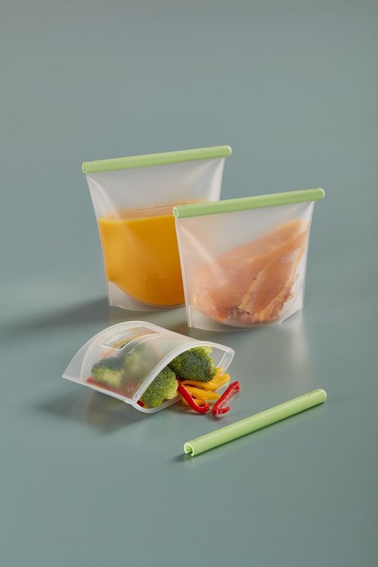 Silikonbeutel wiederverwendbar 3er Set 