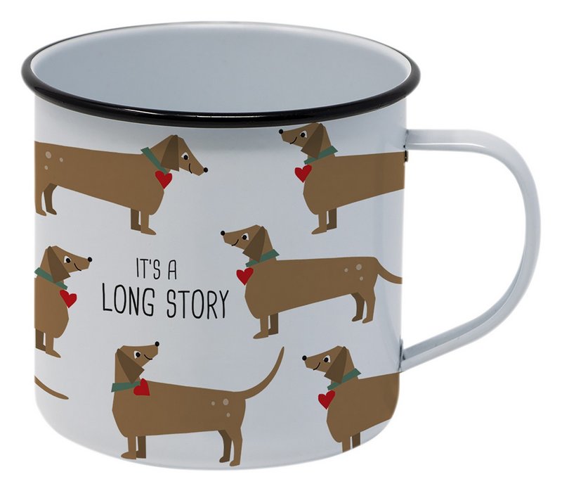 PPD Henkelbecher Happy Metall Mug Long Story 