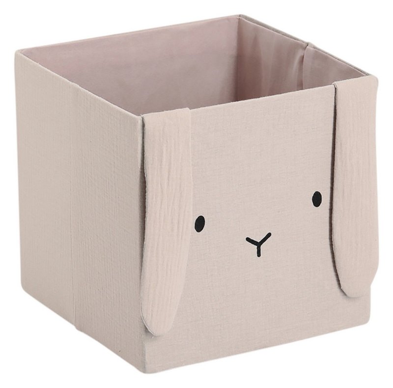 ZELLER Aufbewahrungsbox Hase beige Musselin 