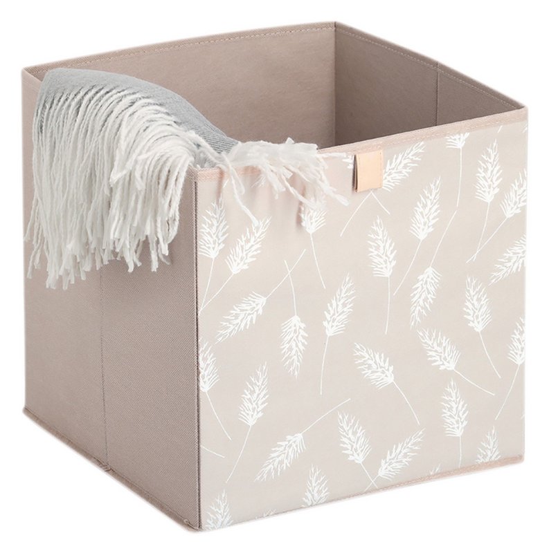 ZELLER Aufbewahrungsbox Pampasgrass Vlies beige 