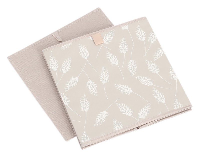 ZELLER Aufbewahrungsbox Pampasgrass Vlies beige 
