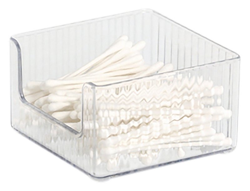 ZELLER Utensilien Organizer Set 3-teilig Kunststoff transparent 