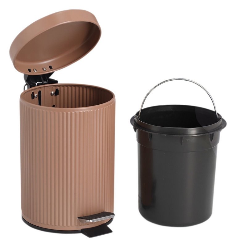 ZELLER Treteimer Metall mocca 3 l 