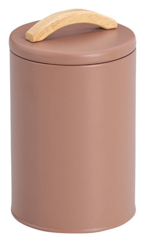 ZELLER Vorratsdose 1300 ml Metall mocca 