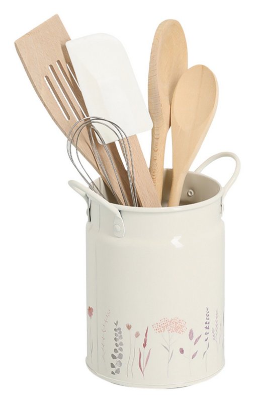 ZELLER Utensillienhalter Flowers Metall 