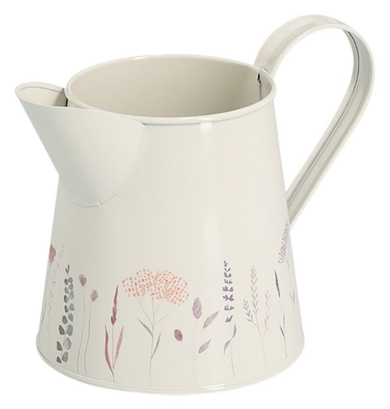 ZELLER Krug Flowers 1500 ml Metall 