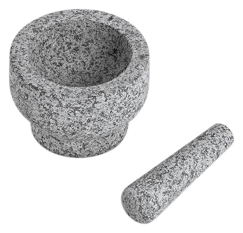 ZELLER Mörser mit Stössel Granit grau 