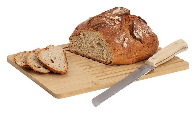 ZELLER Brotschneidbrett Bambus 