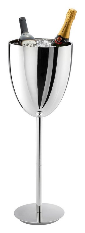 PHILIPPI Champagnerkühler mit Standfuss Monaco Inox 