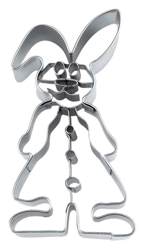 STÄDTER Präge-Ausstecher Hasenmädchen 8.5 cm Edelstahl 
