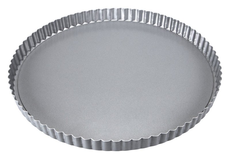 STÄDTER Tarteform mit Hebeboden 28x2.2 cm silber We love Baking 