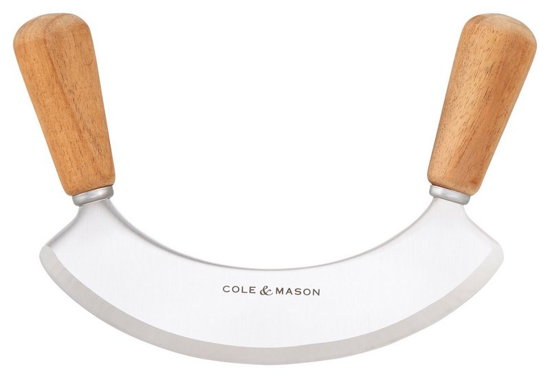 COLE MASON Wiegemesser mit Brett Ashden Akazie 