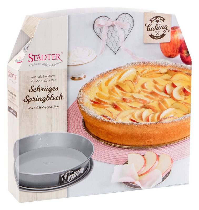 STÄDTER Springblech ø 29/32 cm schräg We love Baking 