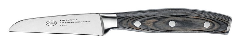 RÖSLE Gemüsemesser Wolfgrey mit Griff Pakka 
