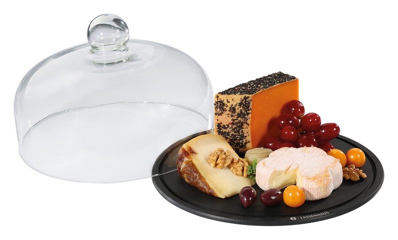 ZASSENHAUS Käseglocke mit Glashaube Comfort Plus 28 cm 