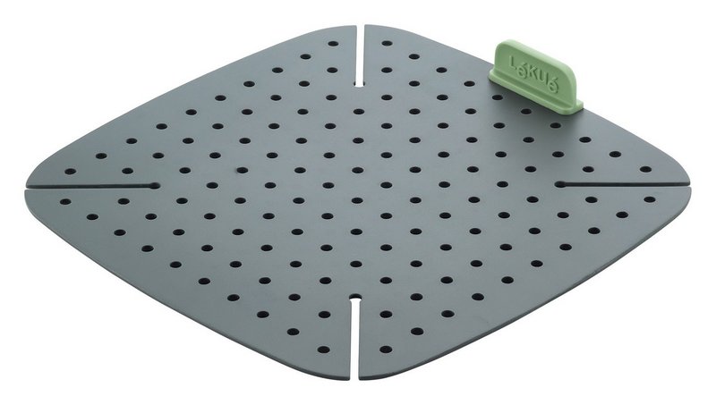 Silikonmatte für Heissluftfritteuse grau 