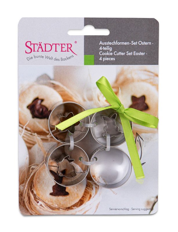STÄDTER Ausstechformen Set Linzer Ostern 3 cm 
