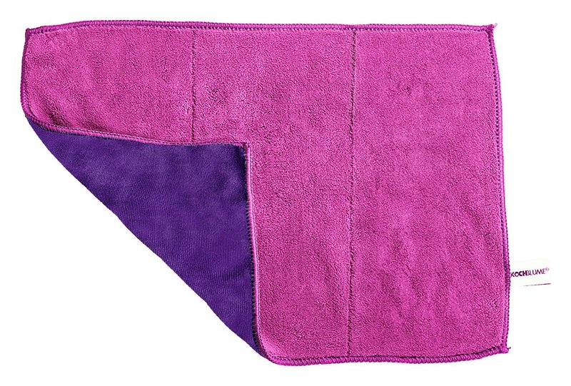 KOCHBLUME Geschirrtuch pink-lila 