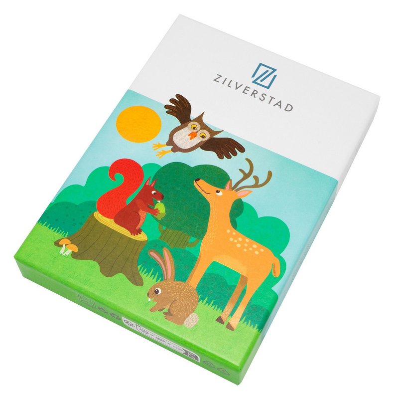 ZILVERSTAD Kinderbesteck Waldtiere 
