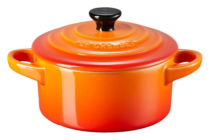 LE CREUSET Mini Cocotte Bräter ofenrot 10 cm 